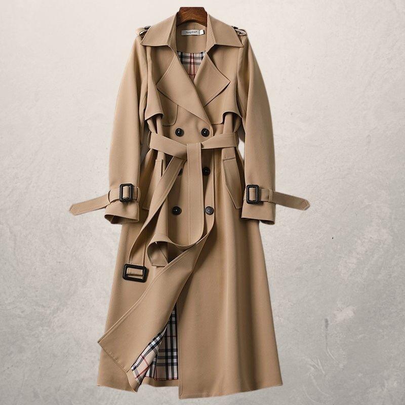 Manteau Lusie - Trench Mi-Long Élégant